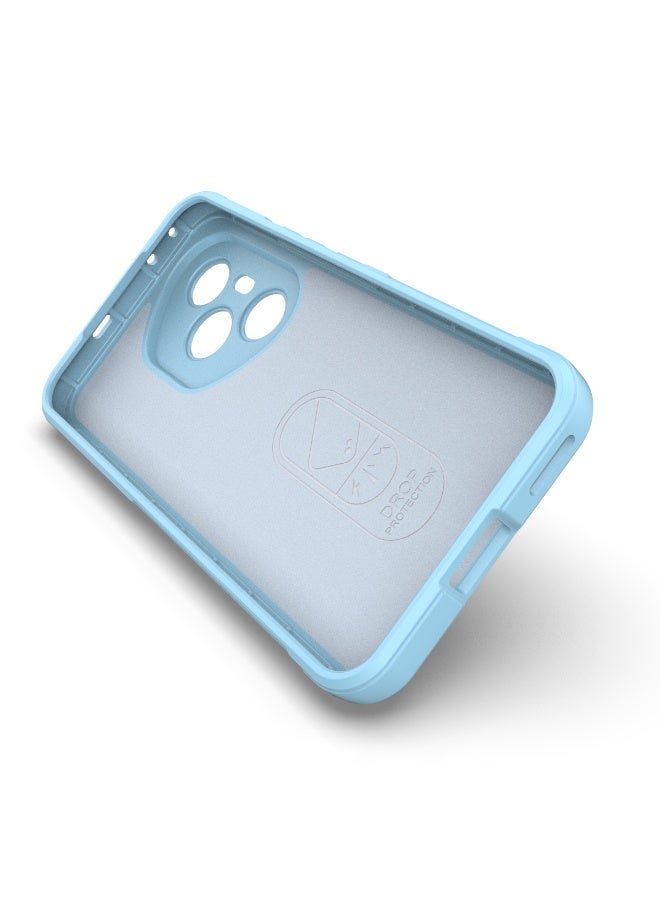 جولدن ماسك هونر 400 برو (Honor 400 Pro) جراب حماية ماجيك (أزرق فاتح) - Image 4